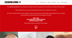 Desktop Screenshot of escrevaseulivro.com.br